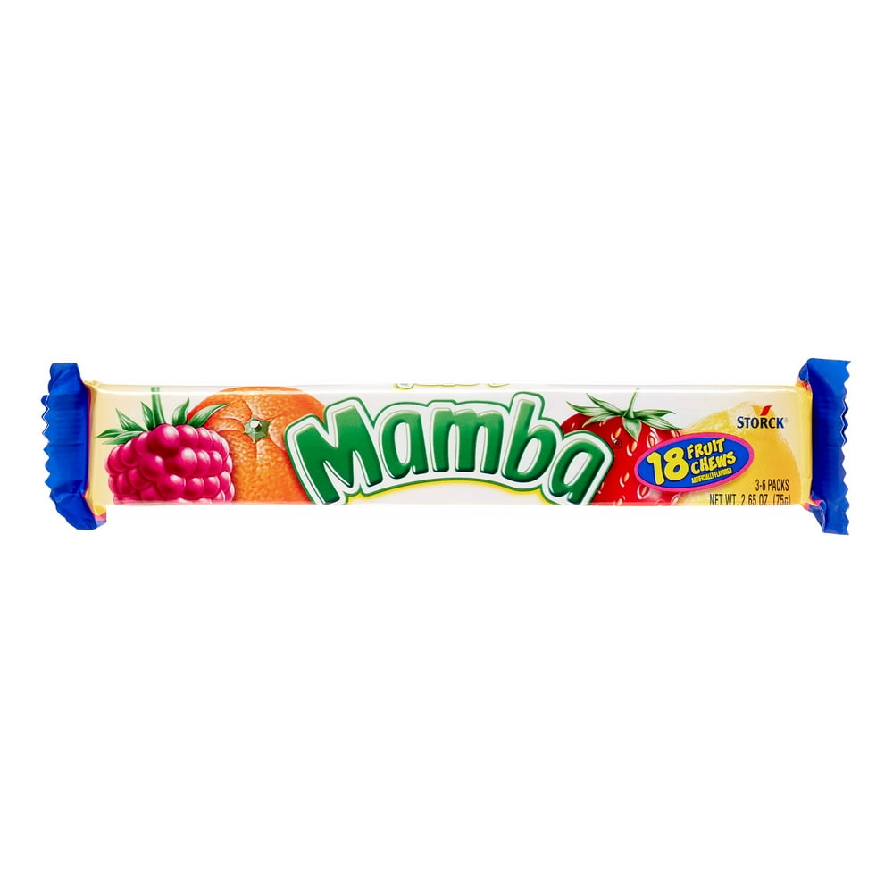Storck Mamba Fruit Chews, 2.65 Oz., 18 Count