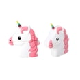 thumbnail image 2 of 1pc Earphone Protective Cover Case Shell Cartoon Unicorn Design with Climbing Hook Compatible for Airpods1/2 (Pink + White), 2 of 8