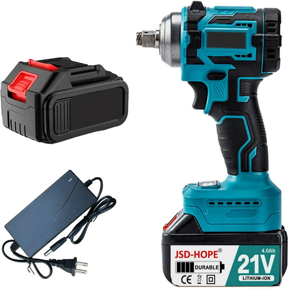 【2-in-1 Power Tool】High Torque Cordless Impact Wrench&Drill-Efficient Portable Lithium-Ion Electric Tool for DIY and Professional Use