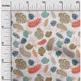 thumbnail image 2 of oneOone Viscose Chiffon Red Fabric Tropical Leaf Sewing Craft Projects Fabric Prints By Yard 42 Inch Wide, 2 of 5