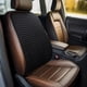 thumbnail image 5 of Cojín de asiento de lino para coche, cojín fresco y transpirable ventilado para el verano, conjunto de tres piezas de respaldo y cubierta de asiento trasero, cojín para todas las estaciones, negro, 5 of 7
