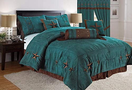 Linen Mart Queen Comforter 7 Piece Set 