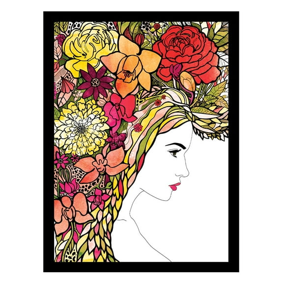 BEAUTY FROM WITHIN FLOWERHEAD Framed Print