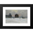 thumbnail image 2 of Siebe Johannes Ten Cate 14x10 Black Modern Framed Museum Art Print Titled - Paris, the Pavillon De Flore and the Arc De Triomphe of the Carrousel (1902), 2 of 5