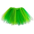 thumbnail image 4 of Povozer Tulle Tutus Dresses for Toddler Girls Birthday Dress Tutus for Girls(Green,3-8T), 4 of 4