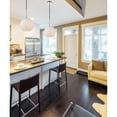 thumbnail image 2 of Living District Baxter 1-Light Metal Pendant in Chrome & Frosted White Finish, 2 of 3