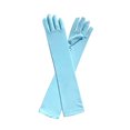thumbnail image 2 of Weloille 17.71in Long Opera Party Gloves Milk Silk Elastic Gloves for Women Satin Gloves Costumes Elbow Length Bridal Evening Dress (1Pair), 2 of 7