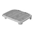 thumbnail image 4 of Estera para residuos de gato Fernando lavable resistente a los arañazos reutilizable caja de arena para gatitos almohadilla para pies gris, 4 of 8