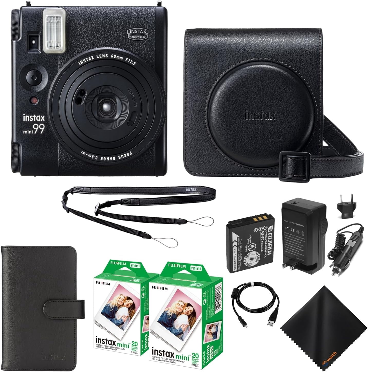 instax mini 40 ブラック コンパクトカメラ Fujifilm Instax Mini 40 Instant Film Camera EX D US - Walmart.com
