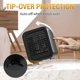 thumbnail image 2 of Mini Ceramic Heater 800W Electric Heater 2 Power Levels mini electric fan heater with hot blast overheating and overturning protection, 2 of 5