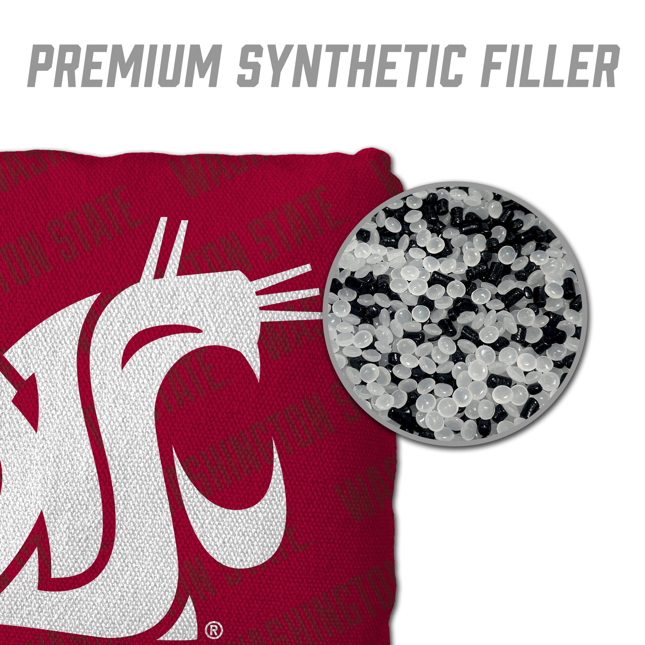 NCAA Washington State Cougars Cornhole Bags - 4PK - Red