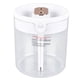 thumbnail image 4 of Humidificador de 2 l blanco de gran capacidad con doble boquilla, humidificador de niebla para el hogar, dormitorio, oficina, vaporizador de aire con luz nocturna USB silencioso, 4 of 10