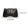 thumbnail image 2 of Bolsos pequeños de diseño con lazo de PU para mujer bolso bandolera de viaje con correa de cadena de gran capacidad, 2 of 6