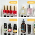 thumbnail image 4 of J JACKCUBE DESIGN Gold Frame Nail Polish Wall Mount Rack 7 Tiers up to 84 Bottles Organizer/Modern and Clear Rack for Nail Art Cosmetics, Essential Oils -MK488A, 4 of 6
