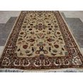 thumbnail image 2 of Beige Yellow Ivory Touch Exclusive Oriental Area Rug Hand Knotted Wool Silk Carpet (5 x 3)', 2 of 8