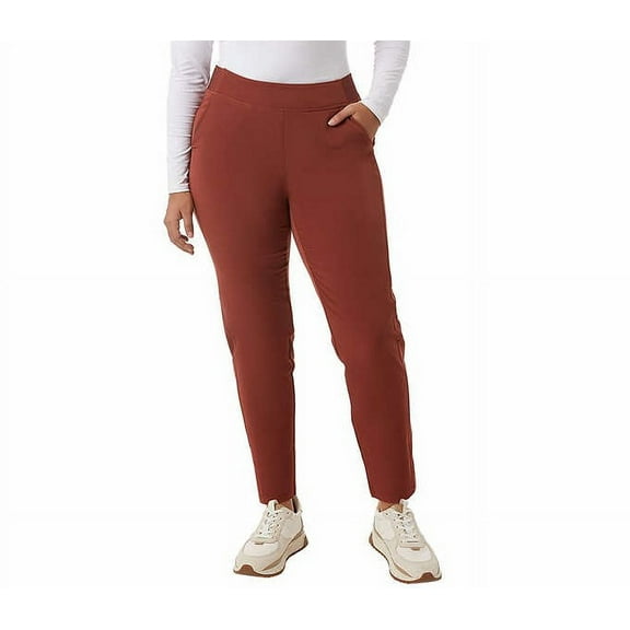32 Degrees Womens Pull On Pant Brown Sable Medium
