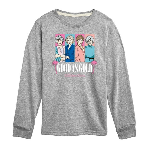 Golden Girls - Good As Gold Group Blocks - Toddler And Youth Long Sleeve Graphic T-Shirt