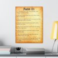 thumbnail image 3 of Scripture Walls Psalm 121 Chapter Gold Bible Canvas Christian Wall Art Ready to Hang Unframed, 3 of 7
