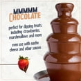 thumbnail image 4 of Nostalgia 4 Tier Electric Chocolate Fondue Fountain Machine for Parties - Melts Cheese, Queso, Candy, and Liqueur - Dip Strawberries, Apple Wedges, V, 4 of 5