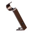 thumbnail image 3 of 2pcs Window Curtain Rod Brackets Home Bedroom Living Room Iron Curtain Drape Rod Holder Rack, Brown Workhe, 3 of 9