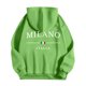 thumbnail image 4 of MHFRRA Sudadera con Capucha y Estampado de Letras para Uso Informal Jersey Elegante y Cómodo para Uso Diario Ideal para Actividades Al Aire Libre y Relajación Verde, 4 of 5