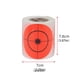 thumbnail image 3 of Pegatinas Target Roll 200 PC/Roll para El Gama Tiro Con () Rojo, 3 of 9