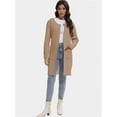 thumbnail image 6 of Cardigan Sweaters for Women Open Front Long Trench Coats Jacket Fall Winter Coatigan, 6 of 6
