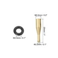 thumbnail image 2 of Uxcell 2BA Dart Shaft Rubber O-Rings 100Pcs with Applicator Tool, Gold Tone, 2 of 6