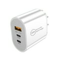 thumbnail image 1 of 20W USB - C Fast Charger - Double 2 - Ports PD Mural Charger Support, 1 of 5