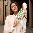thumbnail image 7 of Leather Thin Slim Wallets for Women Men - Funny Grape Teal Clutch Card Wallet for Women Men with Zipper, 7 of 7