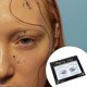 thumbnail image 5 of Pegatinas de diamantes de imitación Minnieouse para cejas maquillaje facial cristal autoadhesivo HF-109 Azul, 5 of 6