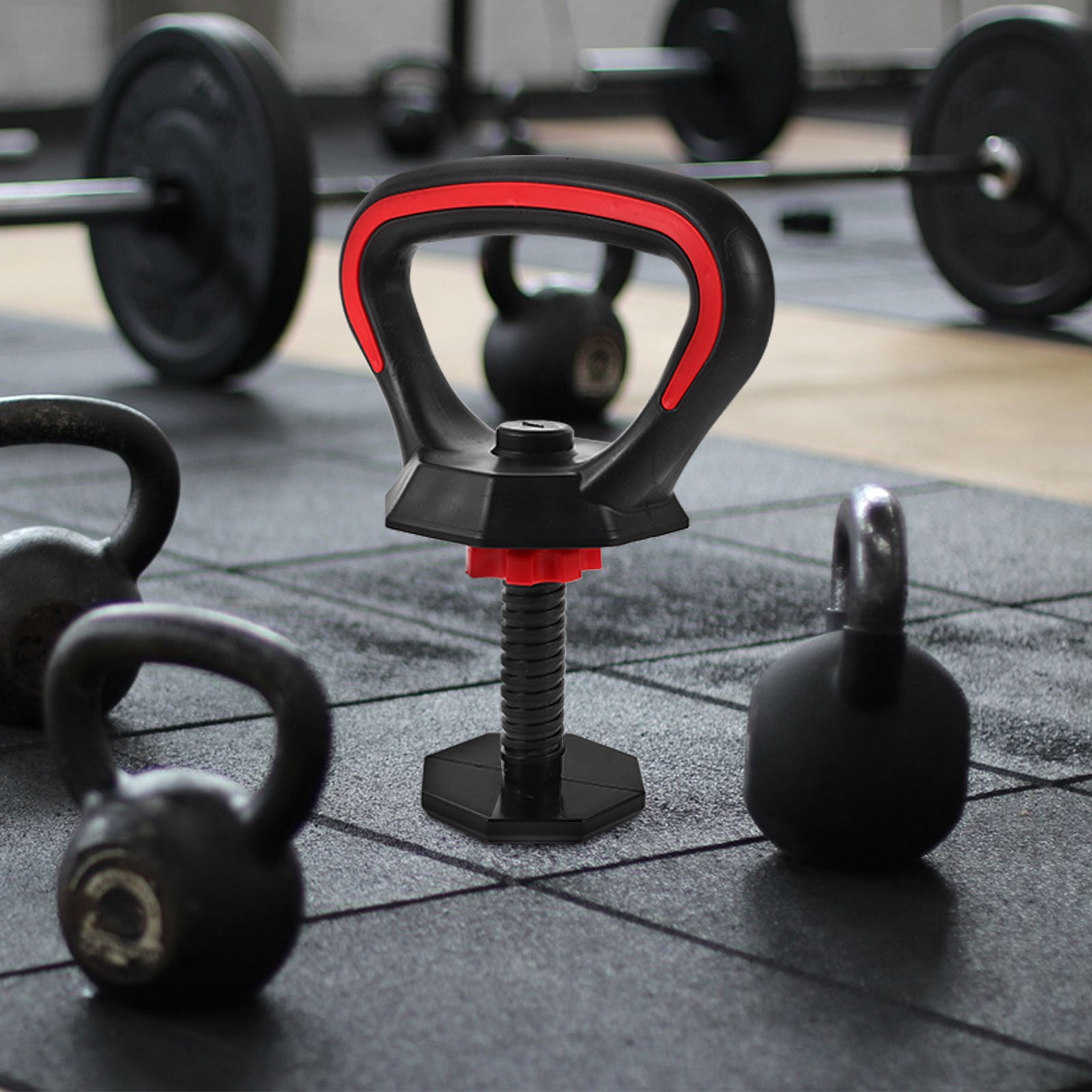 BESTOYARD Adjustable Weight Kettlebell Handle Plastic for Indoor Workout 1Pack