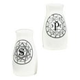 thumbnail image 4 of Wicca Sacred Geometry Pentacles Crescent Moons Ceramic Salt n Pepper Shakers Set, 4 of 5