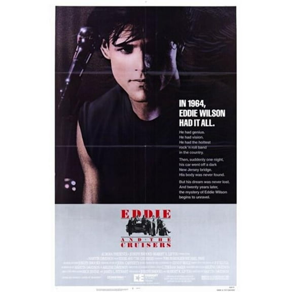 Pop Culture Graphics MOV196168 Eddie & The Cruisers Movie Poster, 11 x 17