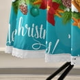thumbnail image 4 of Coolnut Round Tablecloth 60", Merry Christmas Table Cover, Water Resistant Spill Proof Large Table Cover for Indoor & Outdoor Family Gathering Dinner, BBQ Christmas Decoration, 4 of 7