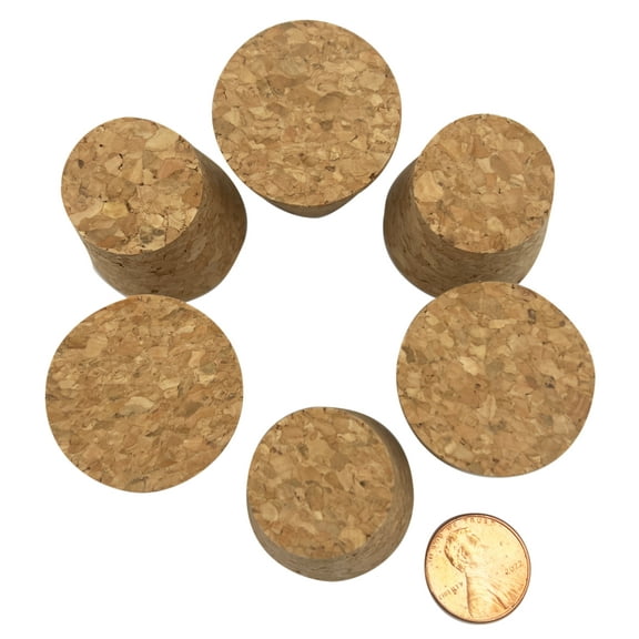National Artcraft® Composition Cork Stoppers with 1-1/4" Top and 7/8" Bottom (Pkg/24)