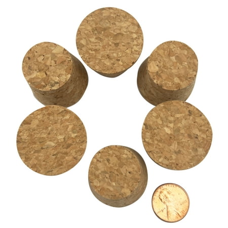 

National Artcraft Composition Cork Stoppers With 1-1/4 Rnd Top and 7/8 Rnd Bottom (Pkg/24)