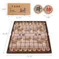 thumbnail image 4 of Juego de ajedrez chino Luoyer Xiangqi de 15 pulgadas con tablero de cuero sintético, 4 of 7