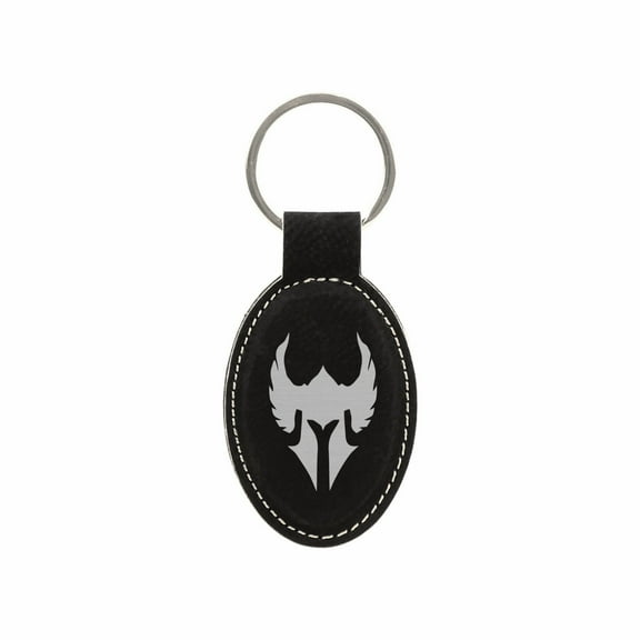 PrecisionNC DND Gifts D&D Paladin Character Class Symbol Engraved Keychain Key Tag Nerdy Gifts Dungeons Dragons (Black)
