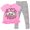 Pink/cheetah, variant on M.C. Swag Diva Neon Q.T. Little Girls T-Shirt and Leggings Outfit Set Little Kid to Big Kid