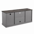 thumbnail image 3 of FESTIVO 54" Faux Raw Wood TV Stand for 60" TVs - 54" in Width Grey Natural Finish, Wood Finish Adjustable Shelving, Includes Hardware French, Modern &, 3 of 6