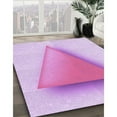 thumbnail image 3 of Ahgly Company Machine Washable Indoor Rectangle Transitional Blossom Pink Area Rugs, 3' x 5', 3 of 7