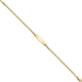 thumbnail image 2 of 14K Yellow Gold Semi-Solid Soft Diamond Shape Anchor Id Bracelet (6 X 5.5) Made In United States dcid137c-6, 2 of 5