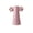 Pink, variant on Smiley Ceramic Vase - Exquisite floral and smiley face design, handmade fashionable home decorations