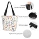 thumbnail image 4 of Fotbe Watercolor Floral Bolsa de Playa con Estampado, Bolsa de Hombro, Bolsa de Mano Espaciosa, Bolsa de Viaje Ligera, Bolsa de Compras Versátil, 4 of 6