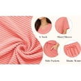 thumbnail image 6 of MOYIKO 2 Piece Oufits for Women Lounge Set Short Sleeve Shirts Matching High Waisted Shorts with Pockets, 6 of 7