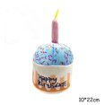 thumbnail image 2 of Pet Dog Toy Plush Birthday Cake Squeaky Toys Playing Interactive Bite Toys, 2 of 4