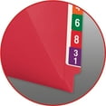 thumbnail image 4 of Smead 25710 Colored File Folders, Straight Cut, Reinforced End Tab, Letter, Red, 100/Box, 4 of 8