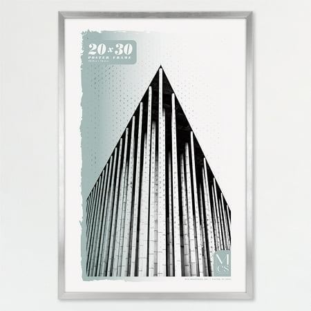 MCS Foundation 16x24 Poster Frame Traditional Brass, Vertical & Horizontal Wall Hanging Large Picture Frame for Photos, Posters & Art Prints (1-Pack)