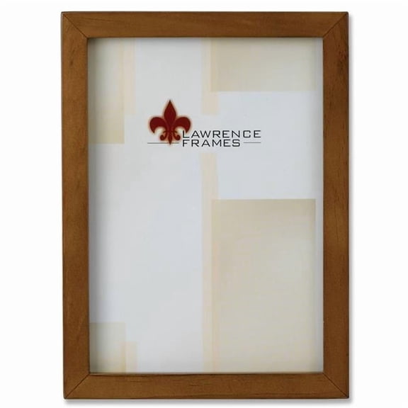 LawrenceFrames  5 x 7 in. Nutmeg Wood Picture Frame